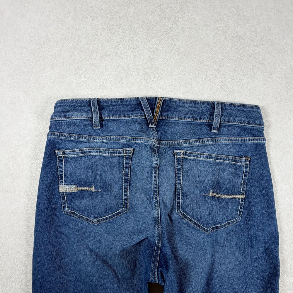 Ariat Rebar Riveter Bootcut Jeans Womens 32 Malibu Blue Perfect Rise Western - Picture 12 of 15